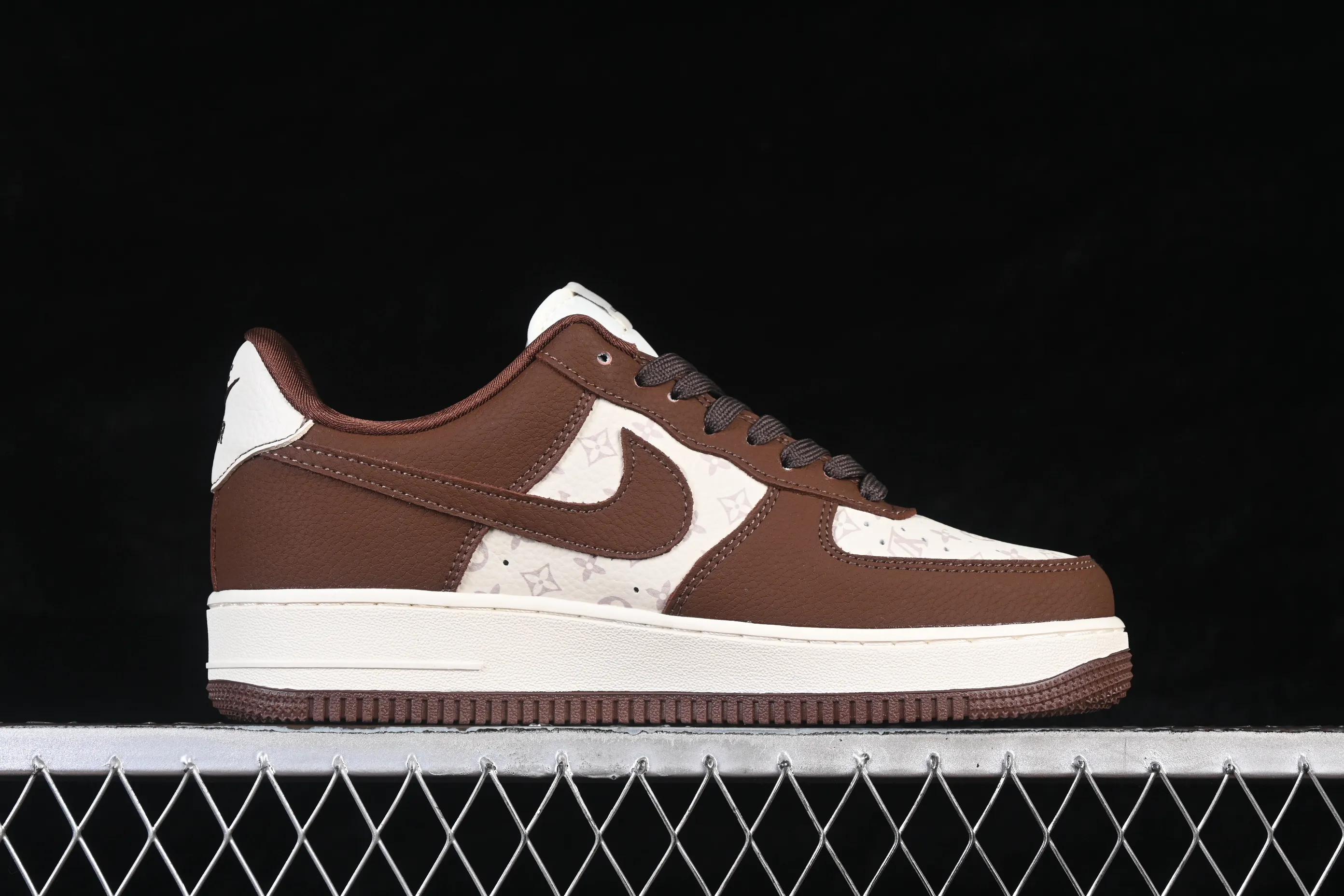 All Categories Nk Air Force 1 Air Force Series Nk Air Force 1 Low Air Force Low Nike Air Force 1'07 Low Joint Brown Cheese Print Air Force One Low Casual Shoes DF0188-127
